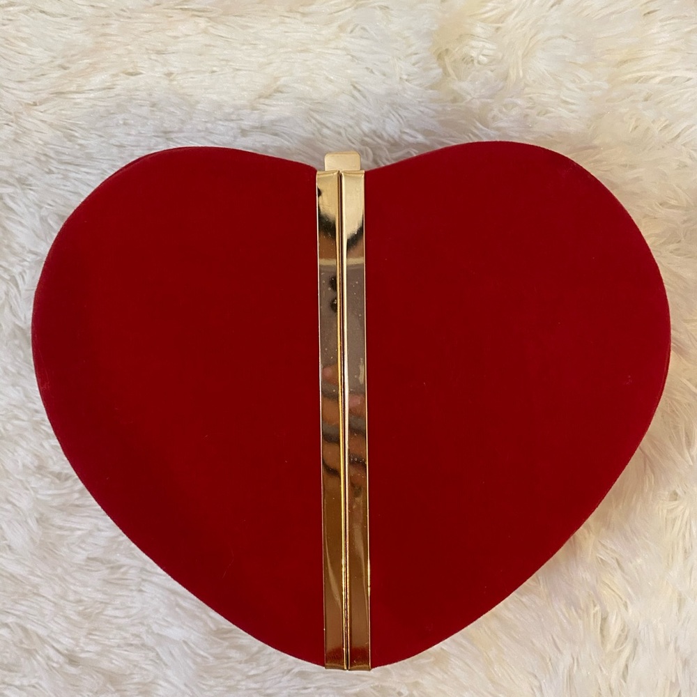 Velvet Heart Clutch
